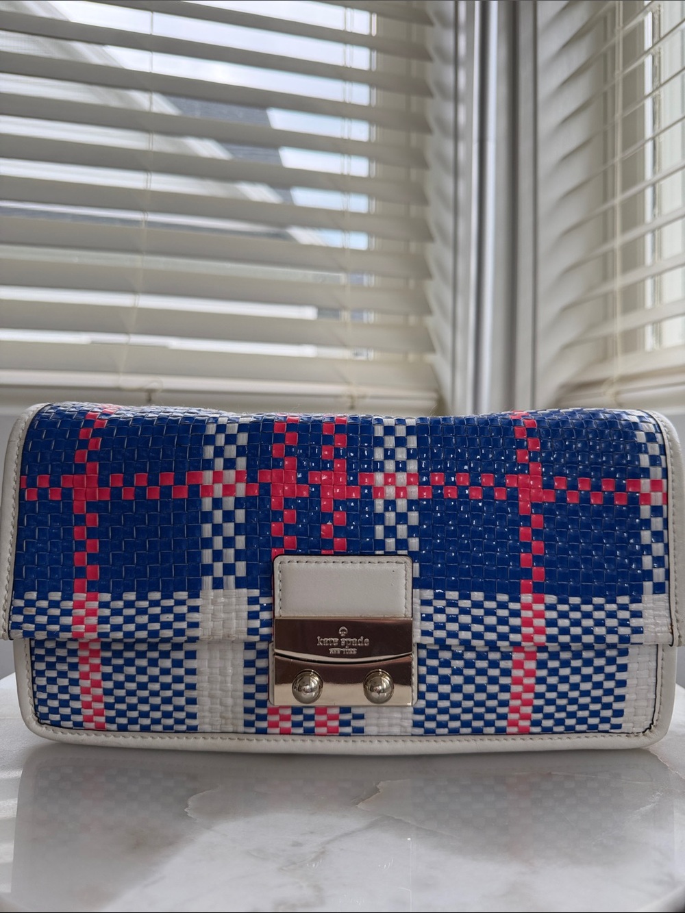 NWOT Kate Spade Bay Drive Chloe Finn Clutch Bag